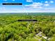 Aerial view shows the location of the home relative to downtown Albemarle at 621 N 9Th St, Albemarle, NC 28001