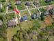 Aerial view of a home and surrounding property at 6352 Willow Farm Dr, Denver, NC 28037