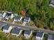 Aerial view of the property highlighting the location within a residential community at 9112 Avery Meadows Dr, Charlotte, NC 28216