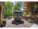 Relaxing back deck with outdoor seating, perfect for entertaining or enjoying nature at 127 Fantasy Ln, Mooresville, NC 28117