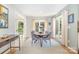 Cozy dining area with a round table and natural light at 127 Fantasy Ln, Mooresville, NC 28117
