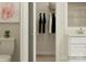 Convenient access from the toilet to the walk-in closet and vanity at 1512 Croydon St, Indian Land, SC 29707