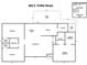 Detailed floor plan showcasing the layout of the home, including bedrooms, living areas, and kitchen at 252 S Potter Rd, Lancaster, SC 29720