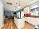 Open-concept kitchen with a large island, stainless steel appliances, and seamless flow into living spaces at 3914 Cassidy Dr, Waxhaw, NC 28173