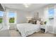 Inviting bedroom with a plush bed, soft lighting, and scenic views, enhancing the room's peaceful ambiance at 4040 Lauren Elizabeth Dr, Rock Hill, SC 29732
