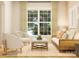 Bright living room with large windows, modern furniture, and stylish decor at 4109 Camden Glen Rd, Lancaster, SC 29720
