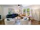 Cozy living room showcasing natural light, comfortable seating, and stylish decor, offering a welcoming atmosphere at 4313 Sudbury Rd, Charlotte, NC 28205