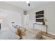 Bright bedroom featuring a ceiling fan, neutral paint, and stylish decor, creating a relaxing and inviting atmosphere at 522 Waco Rd, Kings Mountain, NC 28086