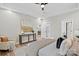 Tranquil main bedroom showcases soft colors, natural light, and wood floors at 522 Waco Rd, Kings Mountain, NC 28086