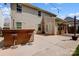 Backyard featuring a covered bar and pergola at 5628 Selkirkshire Rd, Charlotte, NC 28278