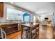 Beautiful kitchen features granite counters, stainless steel appliances, and wooden floors at 5628 Selkirkshire Rd, Charlotte, NC 28278