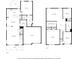 Detailed floor plan layout of both floors, providing a visual representation of the home's structure at 602 Black Maple Dr, Kannapolis, NC 28081