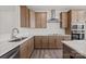 Modern kitchen featuring stainless steel appliances, quartz countertops, and custom cabinets at 655 District Ct, Fort Mill, SC 29708