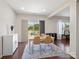 Bright dining room with access to the backyard and open to the living room at 79411 Ridgehaven Rd, Indian Land, SC 29720
