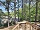 Backyard with lush greenery at 9305 Four Mile Creek Rd, Charlotte, NC 28277