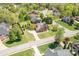 An aerial view of the property showcasing its location in a lush, established neighborhood at 1103 Hillcrest Ridge Dr, Salisbury, NC 28146
