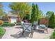 Outdoor patio area with seating, landscaping, and privacy fencing at 1103 Hillcrest Ridge Dr, Salisbury, NC 28146
