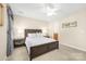 Spacious bedroom with a large bed, soft lighting, and ensuite bathroom, offering comfort and convenience at 1103 Hillcrest Ridge Dr, Salisbury, NC 28146