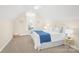 Charming bedroom featuring vaulted ceilings, a bright window, and neutral decor for a cozy and inviting retreat at 1103 Hillcrest Ridge Dr, Salisbury, NC 28146