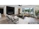 Open-concept living room with fireplace feature wall and stylish, comfortable seating arrangements at 1341 Hopewell Rd, Rock Hill, SC 29730