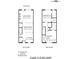 Detailed floor plan showcases layout of first and second floor, including living spaces and bedrooms at 1568 Cleveland Ave, Charlotte, NC 28203
