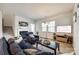Comfortable living area with fireplace, large windows, and elegant decor for relaxation at 1588 Trentwood Dr, Fort Mill, SC 29715