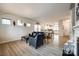 Spacious open-concept area connecting living, dining, and kitchen, perfect for entertaining at 1588 Trentwood Dr, Fort Mill, SC 29715