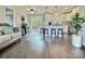 Bright and inviting living room with a view to the outside deck and stylish kitchen at 171 Westmoreland Rd, Mooresville, NC 28115