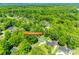 Expansive aerial shot showcasing the property at 1938 Hickory Dr nestled among lush greenery and neighboring homes at 1938 Hickory Dr, Lancaster, SC 29720