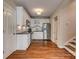 Kitchen with stainless steel appliances and white cabinets at 2058 Manila Bay Ln, Fort Mill, SC 29708