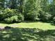 Large, lush backyard with grass, mature trees and perfect privacy at 3063 Wimbledon Ln, Rock Hill, SC 29732