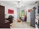 Bedroom or home office features a leather chair, a desk, and a ceiling fan at 4665 Madeline Dr, Rock Hill, SC 29732