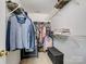 Walk-in closet features built in shelving and clothes rods with carpet flooring at 4665 Madeline Dr, Rock Hill, SC 29732