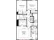 Third floor floorplan featuring bedrooms, bathrooms, and laundry room at 5051 Westmead Ln, Charlotte, NC 28262