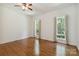 Bedroom featuring hardwood floors, natural light, and neutral paint at 7302 Yellowhorn Trl, Waxhaw, NC 28173