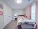 Bright bedroom featuring a butterfly themed comforter and cute decor accents at 833 Generation Ln, Clover, SC 29710