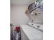 Functional laundry area equipped with a washer and dryer, shelving, and ample storage space at 833 Generation Ln, Clover, SC 29710