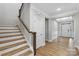 Inviting foyer with hardwood floors, staircase, and modern finishes at Tbd Boomer Ct # 2, Statesville, NC 28677