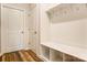 Functional mudroom with storage bench and coat hooks at Tbd Boomer Ct # 4, Statesville, NC 28677