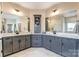 Luxurious bathroom with dual vanities, granite countertops, and modern fixtures at Tbd Boomer Ct # 5, Statesville, NC 28677