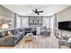 Spacious living room with comfortable seating, entertainment center, and modern decor at Tbd Boomer Ct # 5, Statesville, NC 28677