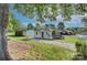 Charming white cottage-style home featuring a front porch and a spacious yard with mature trees at 103 Moore Ave, Mount Holly, NC 28120