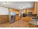 Spacious kitchen with stainless steel appliances and ample wood cabinetry at 119 Legacy Ln, Harmony, NC 28634