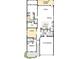 Detailed floor plan illustrating the layout of the home, including the kitchen, bedrooms, and living spaces at 1338 Idyllic Ln, Waxhaw, NC 28173