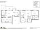Detailed floor plan showcasing the layout of the home including living spaces, bedrooms, and bathrooms at 14818 Hawick Manor Ln, Pineville, NC 28134