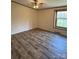 Bedroom with wood floors and a view to the outside at 196 Cindy Ln, Kings Mountain, NC 28086
