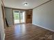 Dining room with built-in cabinetry and access to back porch at 196 Cindy Ln, Kings Mountain, NC 28086