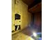 Unfinished room with exposed studs and an opening in the wall with exposed wiring and duct work at 204 Long Creek Rd, Bessemer City, NC 28016