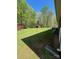 Large backyard featuring a shed and plenty of green space at 215 Suncrest Rd, Cherryville, NC 28021