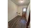 The utility room features durable vinyl flooring and a convenient layout, perfect for household chores at 215 Suncrest Rd, Cherryville, NC 28021